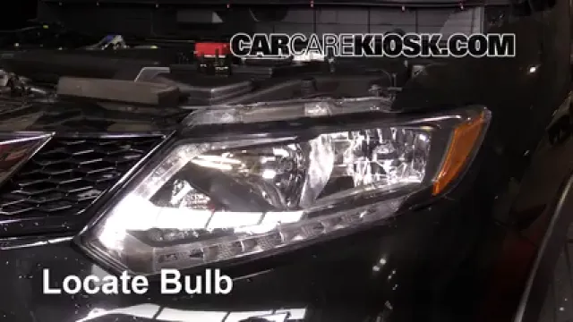 2016 Nissan Rogue S 2.5L 4 Cyl. Éclairage Feux de croisement (remplacer l'ampoule)